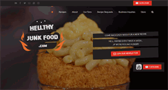 Desktop Screenshot of hellthyjunkfood.com